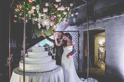 Dettagli di un allestimento nuziale elegante