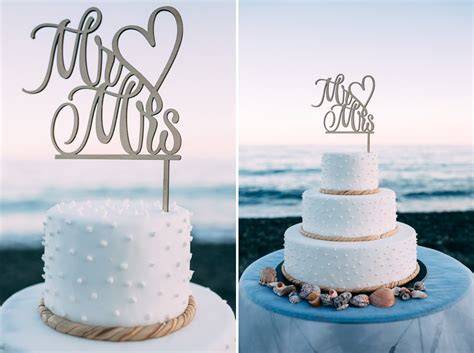 Torta nuziale ispirata al mare