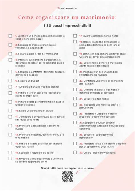 Planner per matrimonio