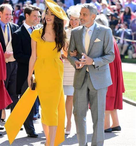 Amal Clooney al matrimonio di Pippa Middleton