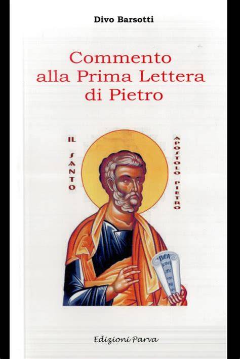 Copertina della Prima Lettera di Pietro