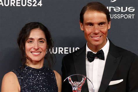Primo piano di Rafael Nadal e Maria Francisca Perelló