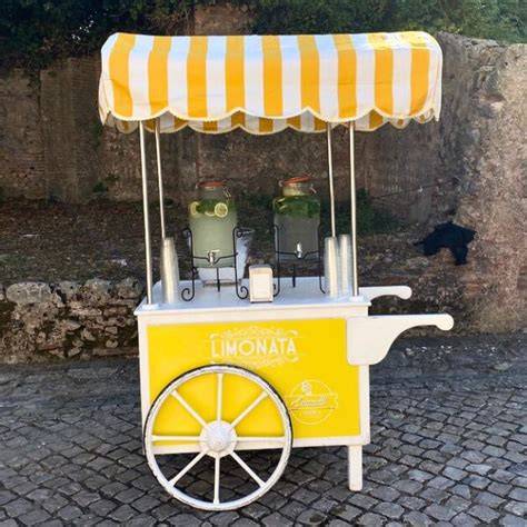 Carretto limonata in un contesto di matrimonio