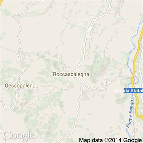 Mappa di Roccascalegna
