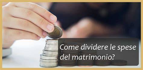Suddivisione spese matrimonio secondo galateo