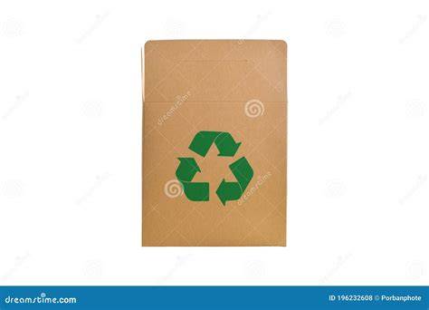 Simbolo di riciclo su carta