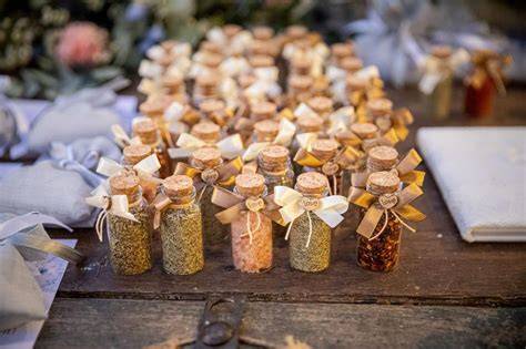 Selezione di bomboniere gastronomiche matrimonio
