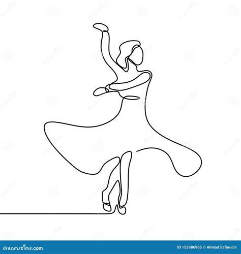 Immagine stilizzata di una ragazza che balla