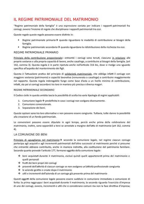 Regime patrimoniale matrimonio coppie internazionali