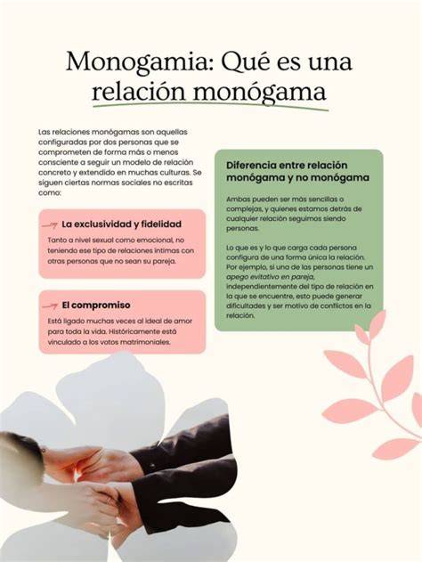 Infografica che compara monogamia e non monogamia etica