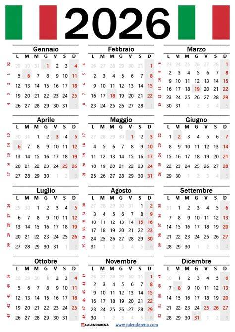 calendario con evidenziate le settimane prima del matrimonio