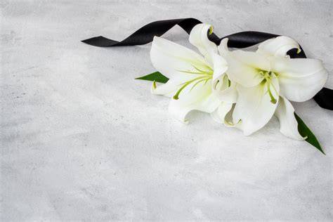 lutto e fiori