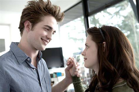 Robert Pattinson e Kristen Stewart sul set di Breaking Dawn