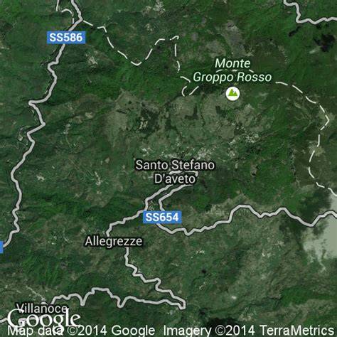 Mappa di Santo Stefano d'Aveto e dintorni