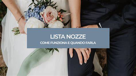 Lista di nozze