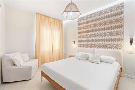 Interno elegante di una suite all'Isola delle Rose