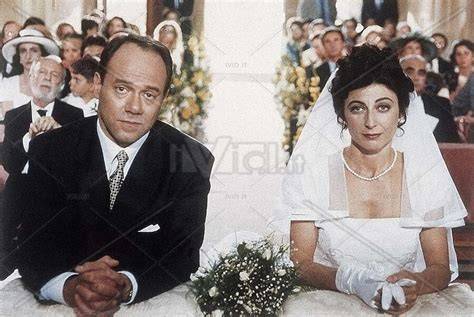 Foto di Carlo Verdone e Cinzia Mascoli sul set di