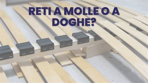 Diverse tipologie di doghe per reti da letto