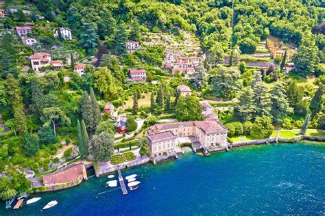 vista del Lago di Como da un resort di lusso