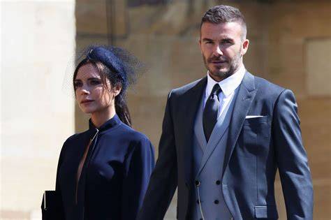 David e Victoria Beckham al Royal Wedding