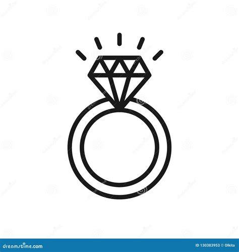 Icona di un anello nuziale