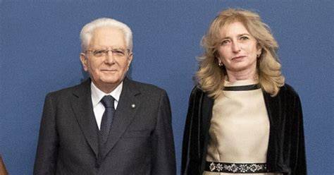 Sergio Mattarella con la figlia Laura