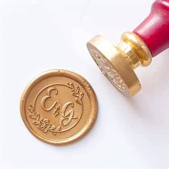 Timbro con ceralacca personalizzato per invito di matrimonio