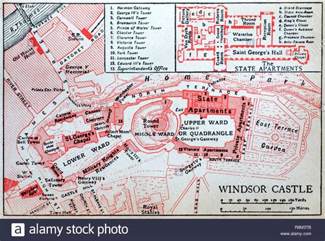 Mappa del Castello di Windsor