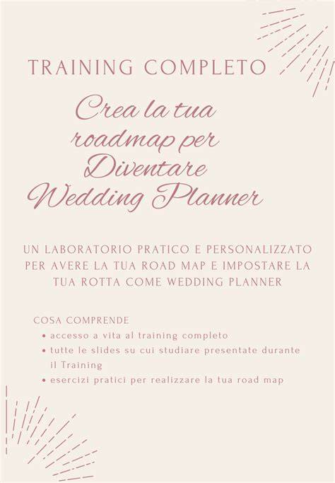 Infografica: Passaggi chiave per diventare Wedding Planner