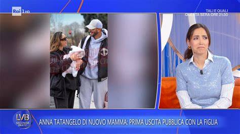 Anna Tatangelo con la figlia Beatrice