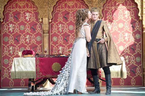 Illustrazione del matrimonio tra Joffrey e Margaery con Joffrey che muore avvelenato