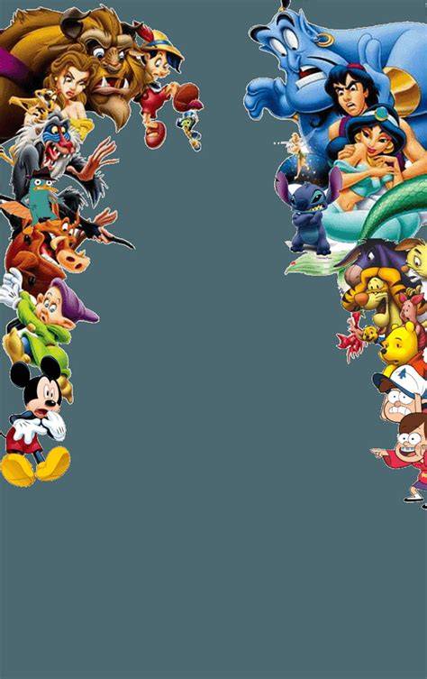 Illustrazione di personaggi Disney