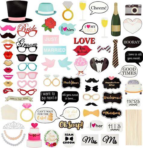 Accessori divertenti per photo booth matrimonio
