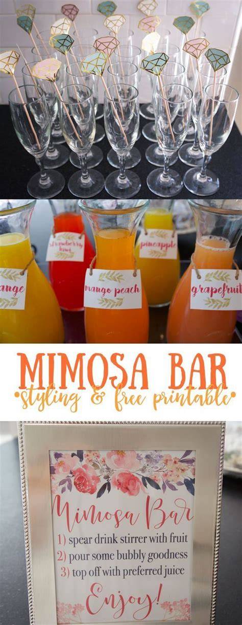 Angolo bar addio al nubilato con cocktail mimosa