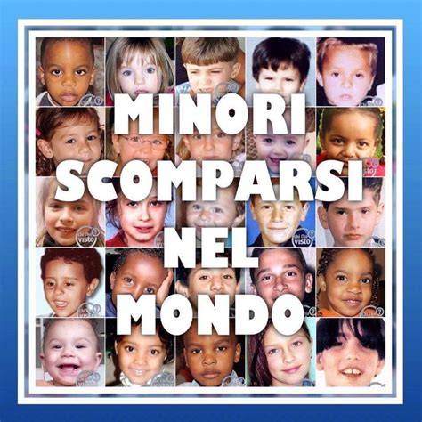 Grafico statistico sui minori scomparsi