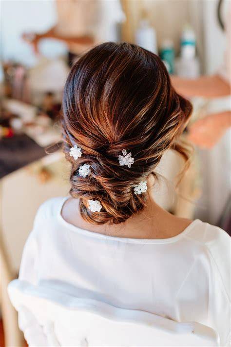 Chignon undone sposa