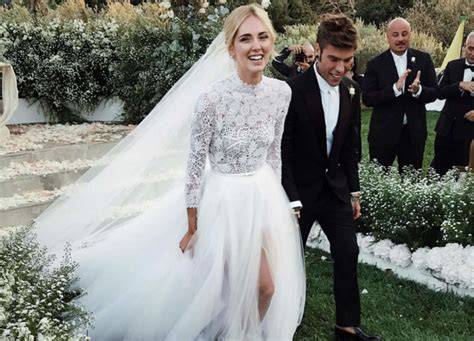 Abito da sposa Dior Haute Couture di Chiara Ferragni