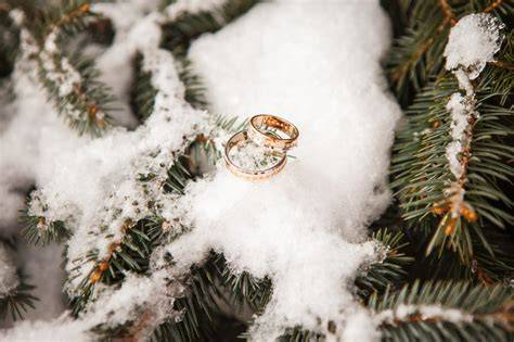Matrimonio invernale atmosfera