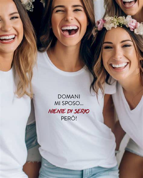 Maglietta personalizzata per la sposa con frase divertente