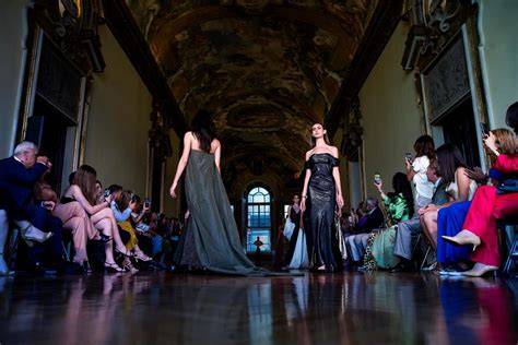 Interno di un atelier di alta moda