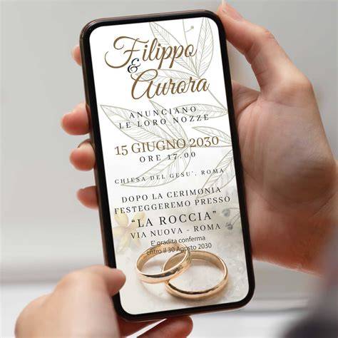 Invito digitale per la crociera pre-matrimoniale