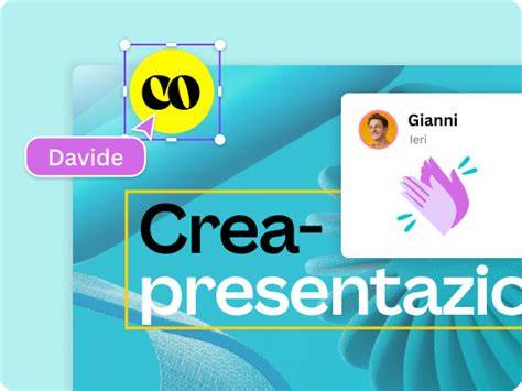 Grafica con il logo di Canva e esempi di design di inviti