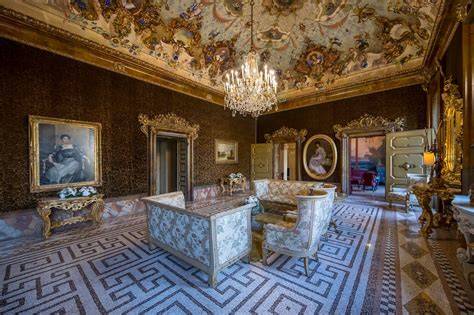 Interni lussuosi di Villa Machiavelli