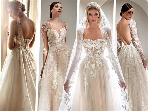 Vasta selezione di abiti da sposa in un outlet
