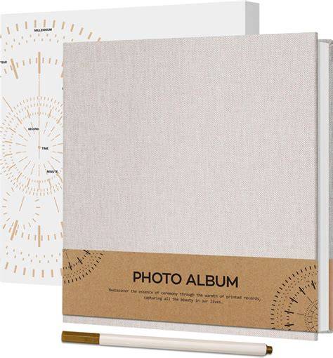 Dettaglio di una copertina in lino per album fotografico
