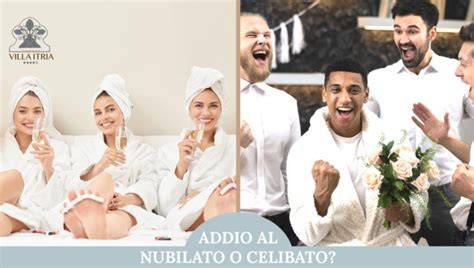 Coppia festeggiando addio al nubilato/celibato insieme