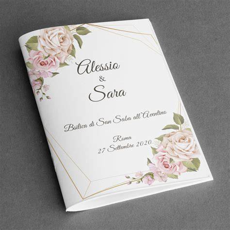 Libretto messa matrimonio