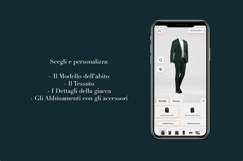 Configuratore 3D per abiti da uomo
