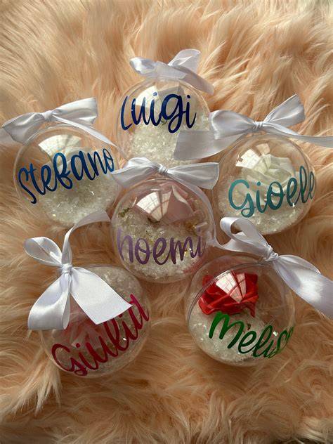 Palline di Natale personalizzate come bomboniere