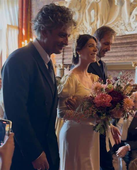 Fiorello e Susanna Biondo al matrimonio della figlia